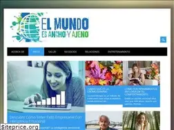 Sites similar to elmundoesanchoyajeno.com