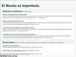 Sites similar to elmundoesimperfecto.com