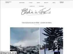 Sites similar to elodieinparis.com