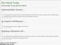 Sites similar to elonmusk.today