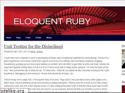 Sites similar to eloquentruby.com