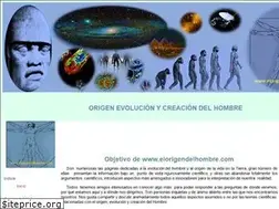 Sites similar to elorigendelhombre.com