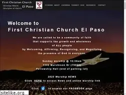 Sites similar to elpasofirstchristian.org