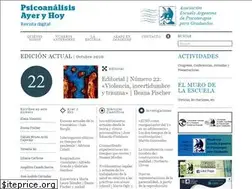 Sites similar to elpsicoanalisis.org.ar