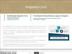 Sites similar to elregistrocivil.es