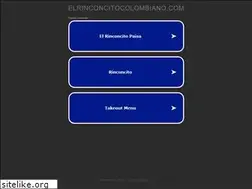 Sites similar to elrinconcitocolombiano.com