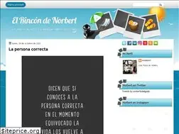 Sites similar to elrincondenorbert.com
