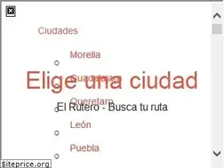 Sites similar to elrutero.com.mx