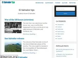 Sites similar to elsalvadortips.com