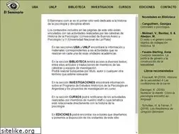 Sites similar to elseminario.com.ar