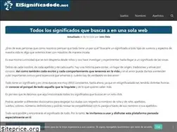 Sites similar to elsignificadode.net
