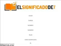 Sites similar to elsignificadode.org