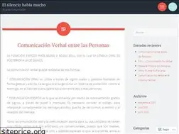 Sites similar to elsilenciohablamucho.wordpress.com