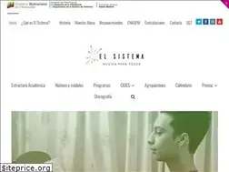Sites similar to elsistema.org.ve