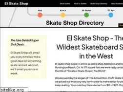 Sites similar to elskateshop.com