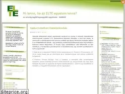 Sites similar to elte.blog.hu