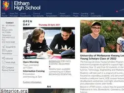 Sites similar to elthamhs.vic.edu.au