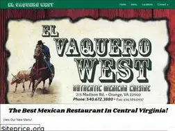 Sites similar to elvaquerowestrestaurant.com