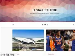 Sites similar to elviajerolento.com