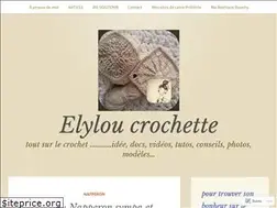 Sites similar to elyloucrochette.wordpress.com