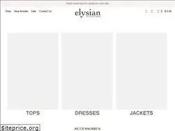 Sites similar to elysianoutfitters.com