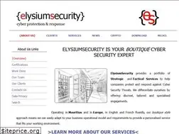 Sites similar to elysiumsecurity.com
