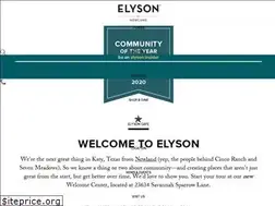 Sites similar to elyson.com