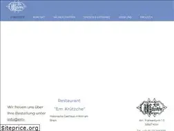 Sites similar to em-kruetzche.de