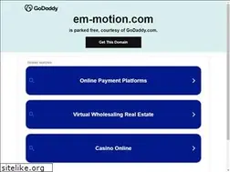 Sites similar to em-motion.com