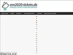Sites similar to em2020-tickets.de
