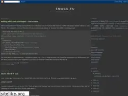 Sites similar to emacs-fu.blogspot.com