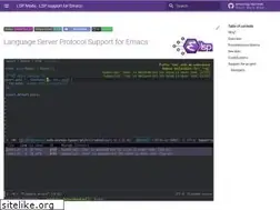 Sites similar to emacs-lsp.github.io