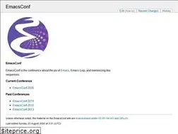 Sites similar to emacsconf.org