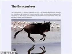 Sites similar to emacsmirror.net