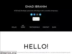 Sites similar to emadibrahim.com