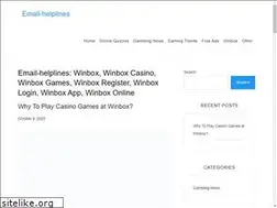 Sites similar to email-helplines.com