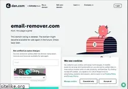 Sites similar to email-remover.com