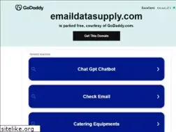Sites similar to emaildatasupply.com