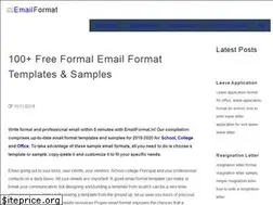 Sites similar to emailformat.in