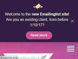 Sites similar to emailinglist.be
