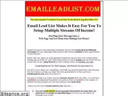 Sites similar to emailleadlist.com