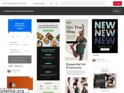 Sites similar to emailnewsletterexamples.com
