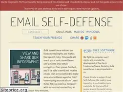Sites similar to emailselfdefense.org