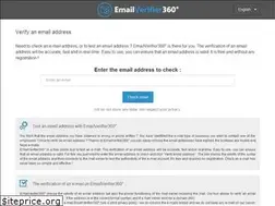 Sites similar to emailverifier360.com