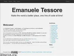 Sites similar to emanueletessore.com
