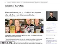 Sites similar to emanuelkarlsten.se