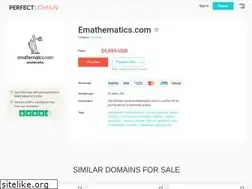 Sites similar to emathematics.com