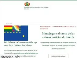 Sites similar to embajadaboliviacolombia.org