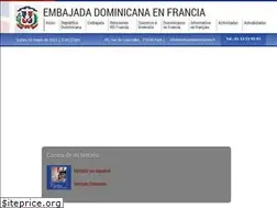 Sites similar to embajadadominicanaenfrancia.com