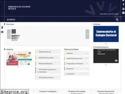 Sites similar to embajadaecuador.ch